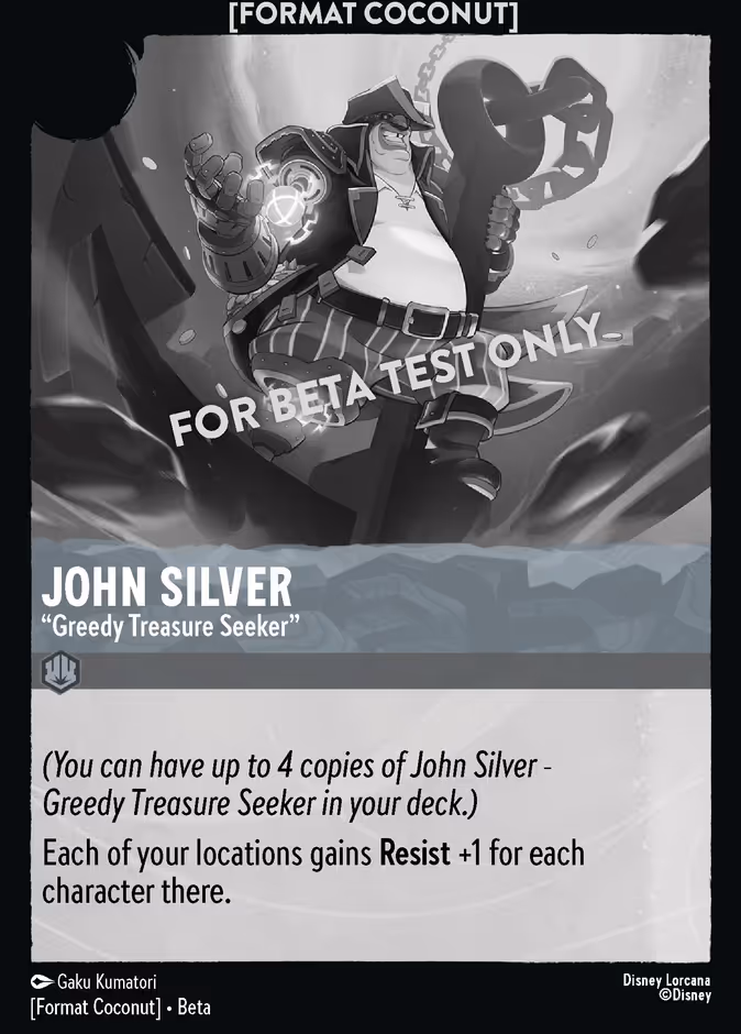 John Silver - "Greedy Treasure Seeker"