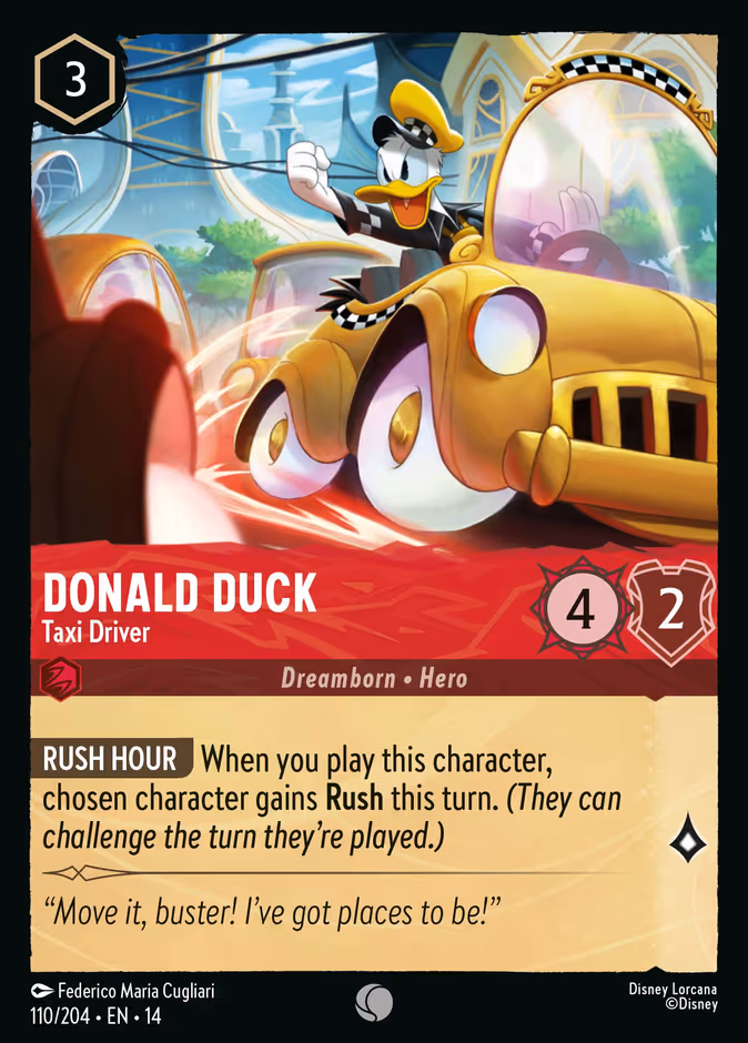 Donald Duck - Taxi Driver