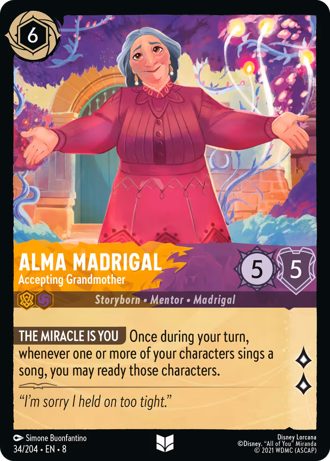 Alma Madrigal - Accepting Grandmother