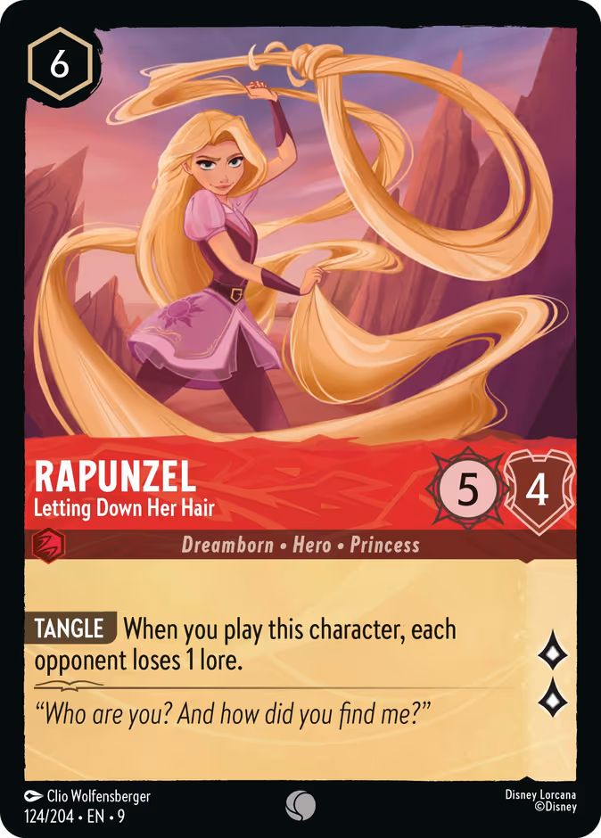 Rapunzel - Letting Down Her Hair