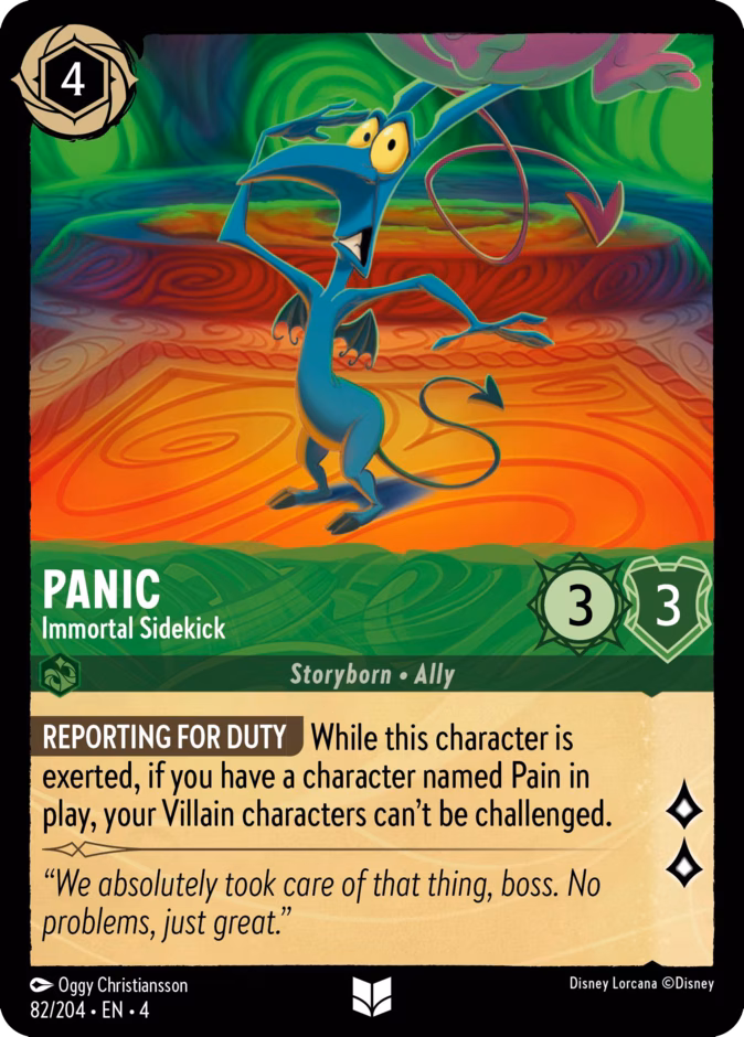 Panic - Immortal Sidekick