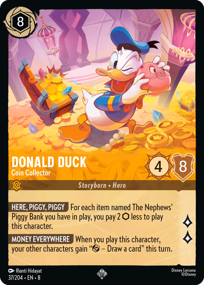 Donald Duck - Coin Collector