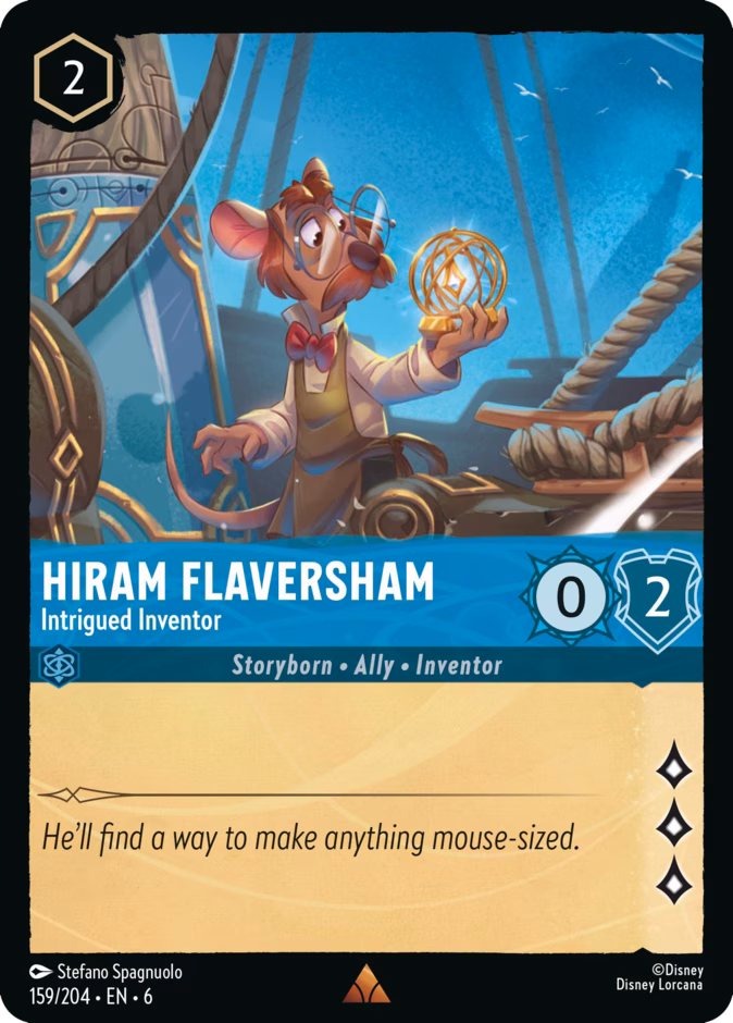 Hiram Flaversham - Intrigued Inventor