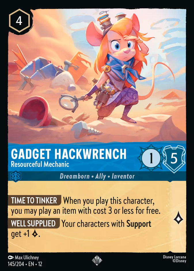 Gadget Hackwrench - Resourceful Mechanic