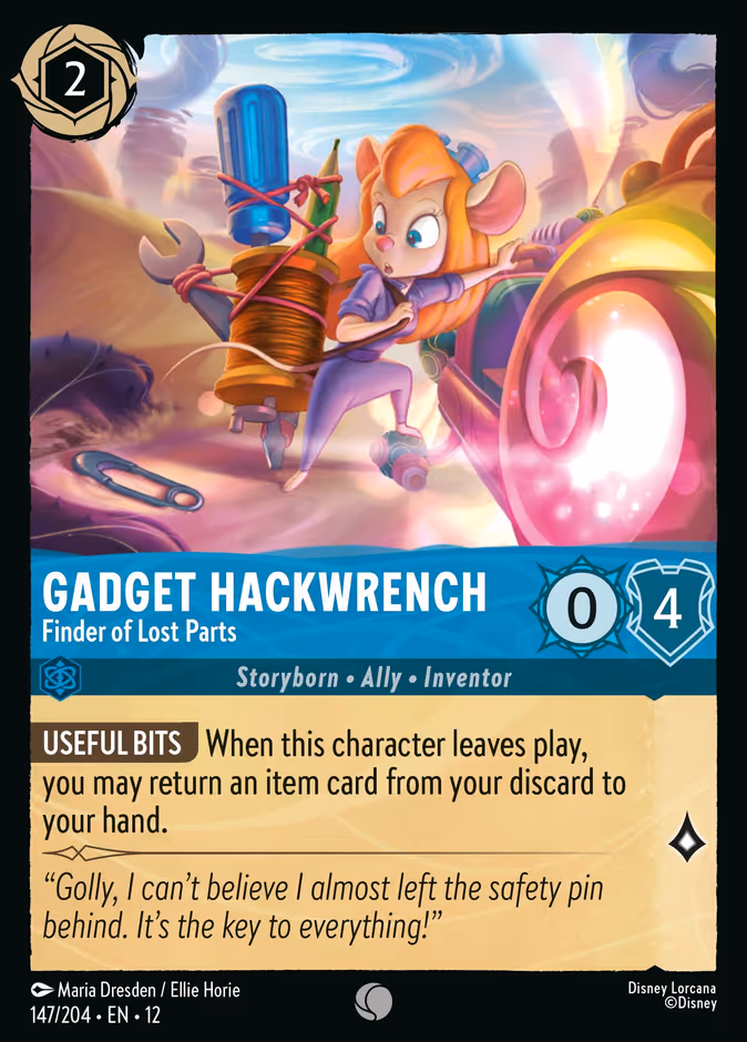 Gadget Hackwrench - Finder of Lost Parts
