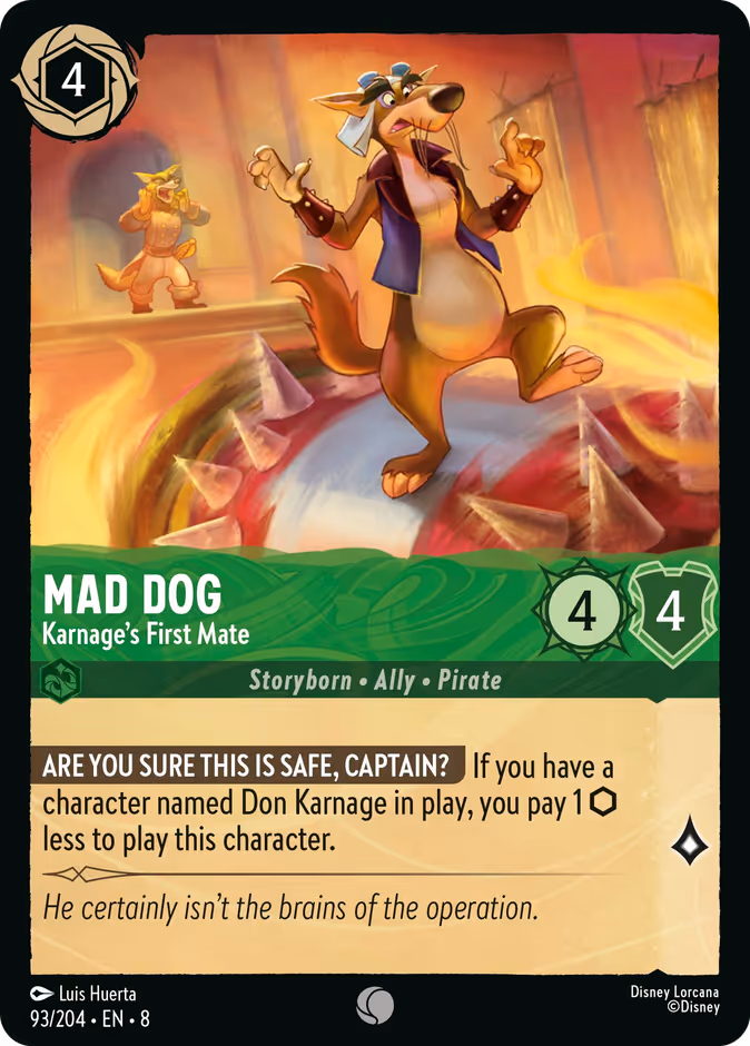 Mad Dog - Karnage's First Mate