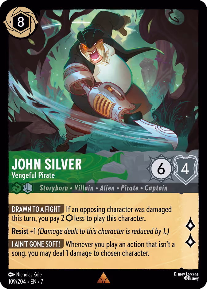 John Silver - Vengeful Pirate