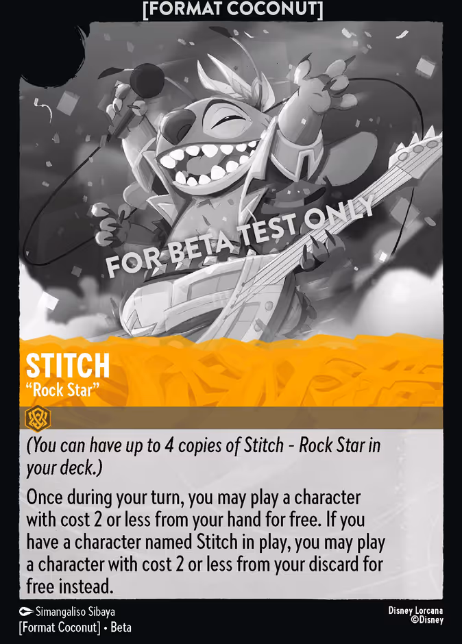 Stitch - "Rock Star"