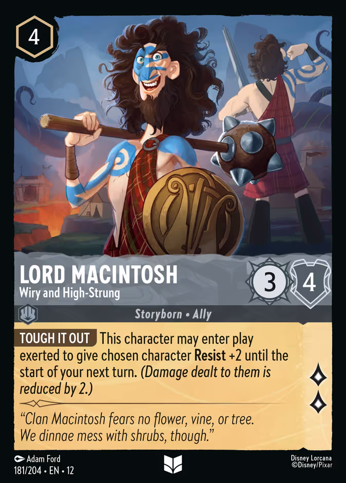 Lord Macintosh - Wiry and High-Strung