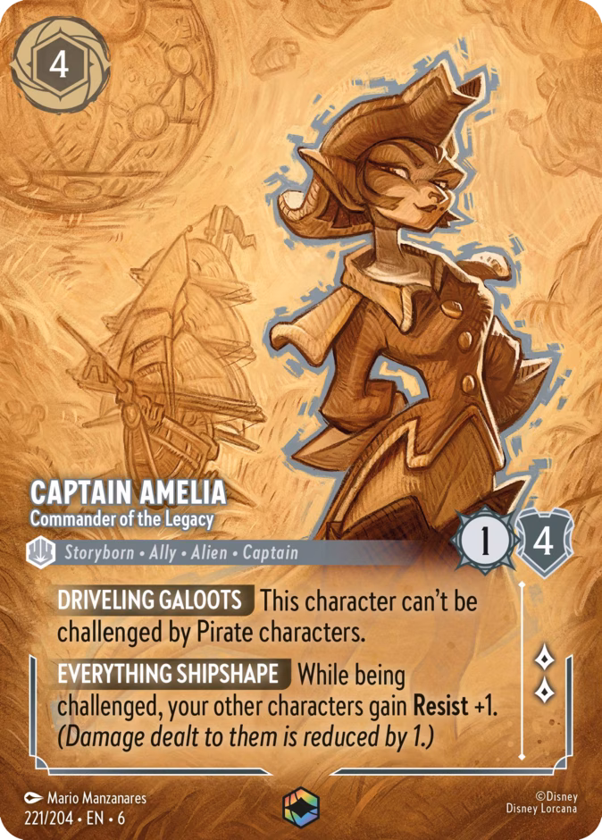 Captain Amelia - Commander of the Legacy