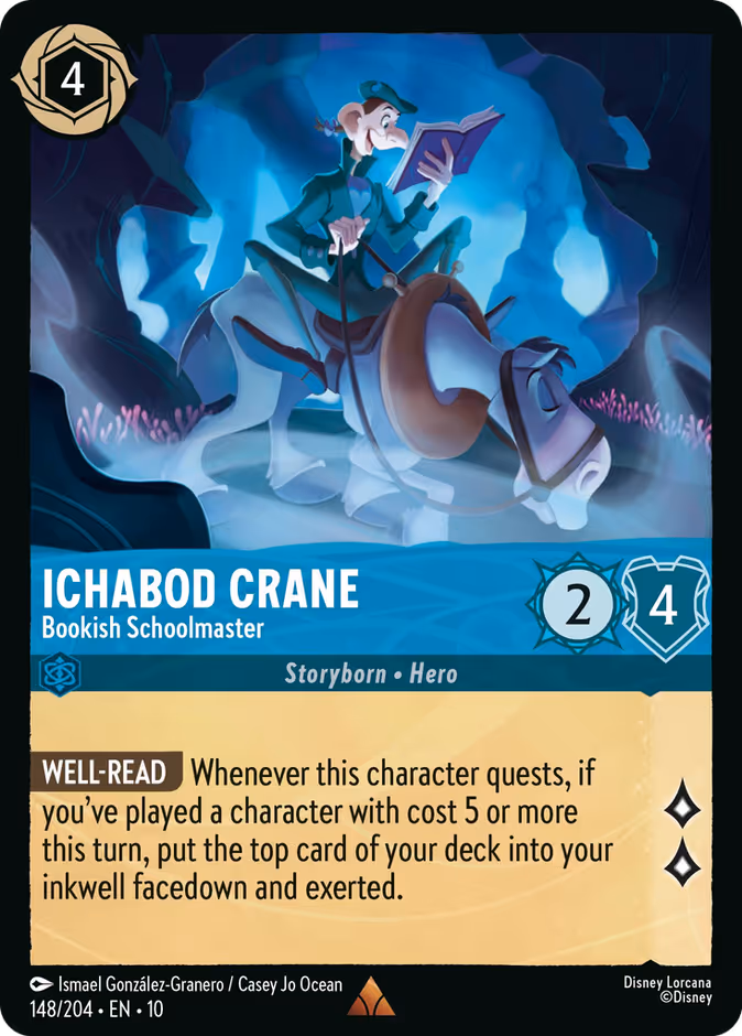 Ichabod Crane - Bookish Schoolmaster