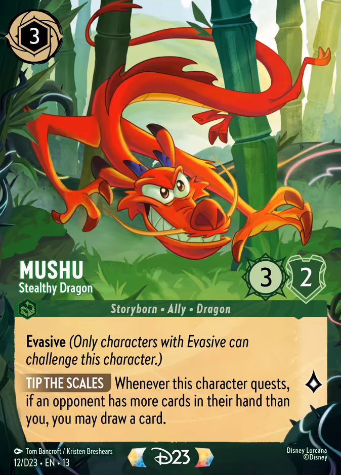 Mushu - Stealthy Dragon