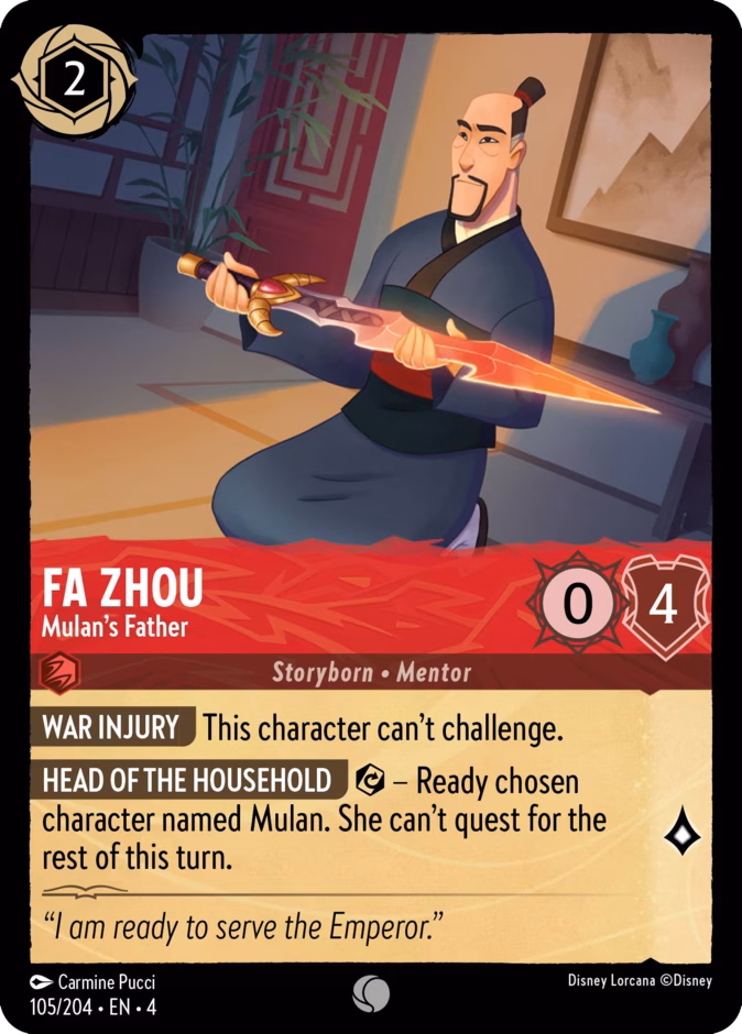 Fa Zhou - Mulan's Father