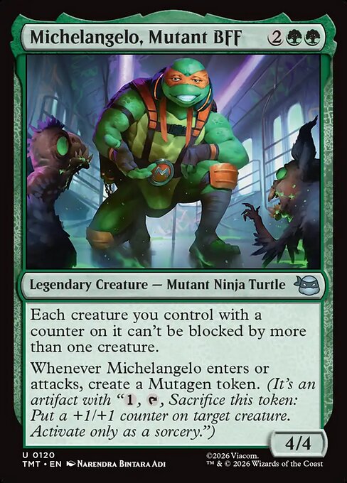 Michelangelo, Mutant BFF