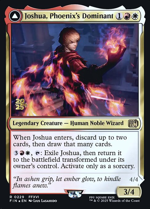 Joshua, Phoenix's Dominant // Phoenix, Warden of Fire