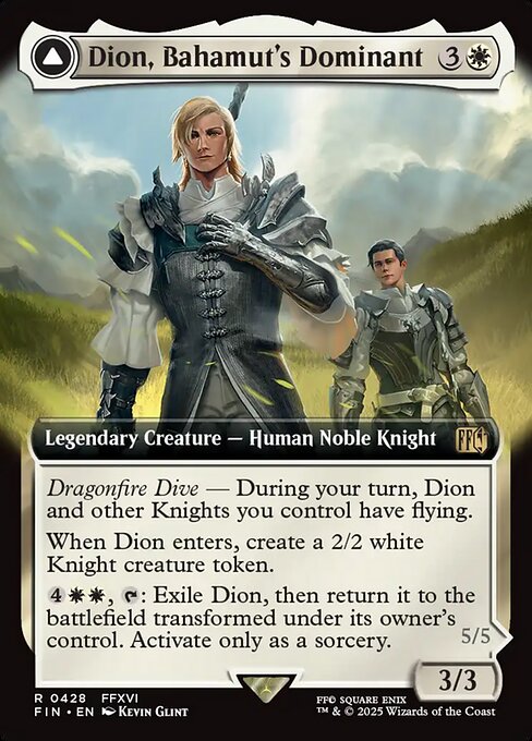 Dion, Bahamut's Dominant // Bahamut, Warden of Light