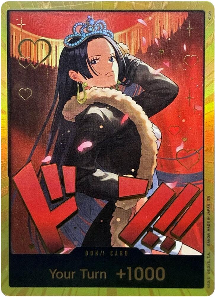 DON!! Card (Boa Hancock) (Gold)
