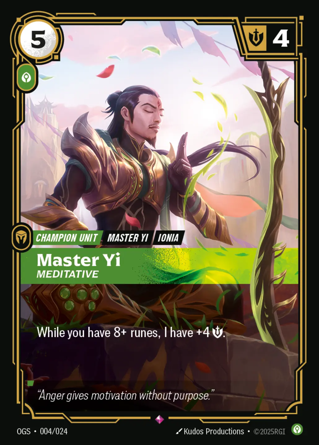 Master Yi - Meditative