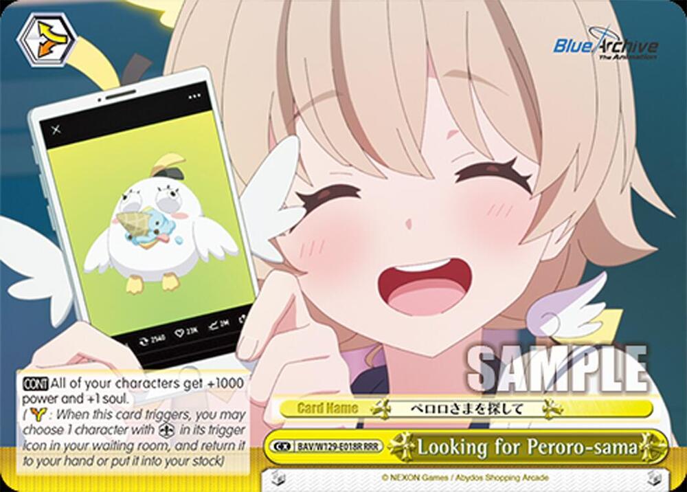 Looking for Peroro-sama (RRR)