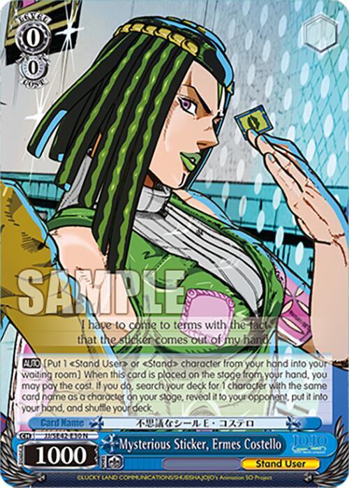 Mysterious Sticker, Ermes Costello
