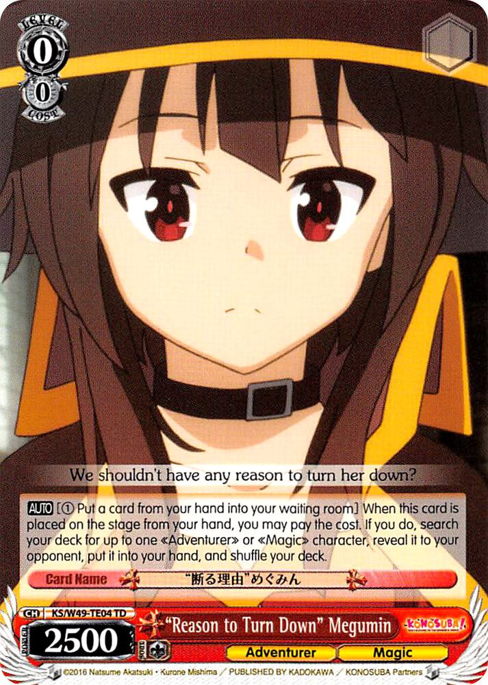 "Reason to Turn Down" Megumin