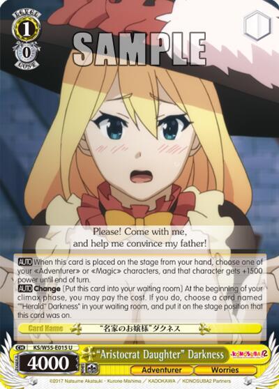 "Aristocrat Daughter" Darkness