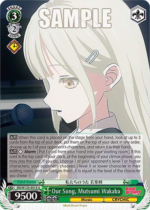 Our Song, Mutsumi Wakaba