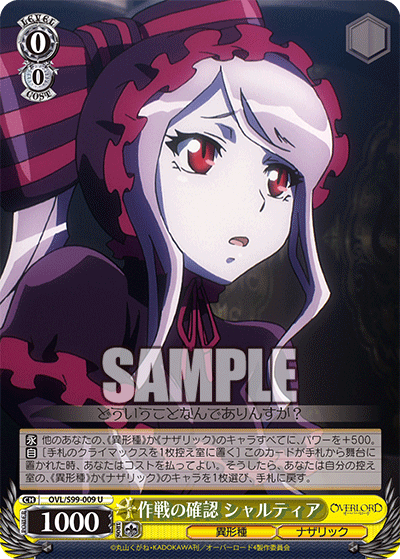 Confirming the Operation, Shalltear