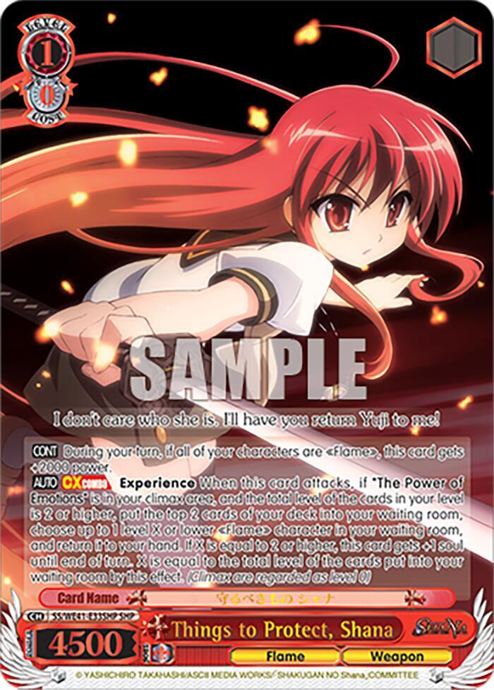 Things to Protect, Shana (SHP)