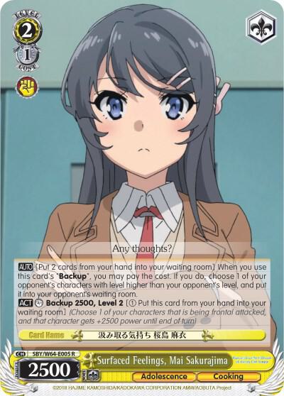 Surfaced Feelings, Mai Sakurajima