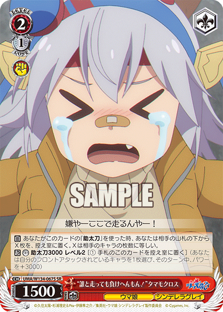 “誰と走っても負けへんもん!”タマモクロス
