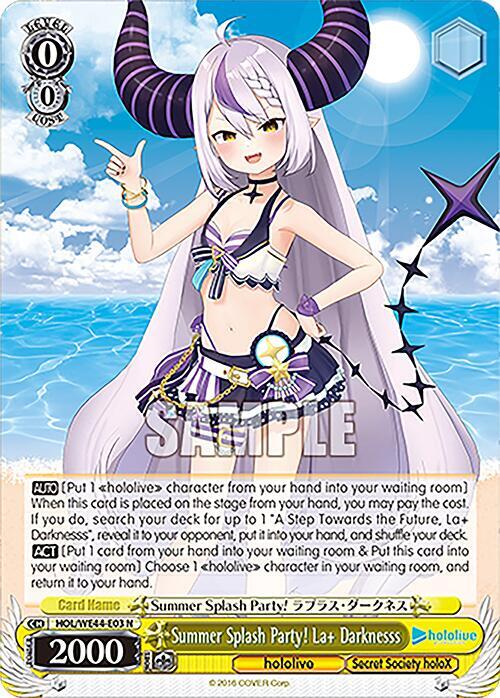 Summer Splash Party! La+ Darknesss