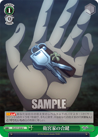 Duplicate Key to the Emiya Household