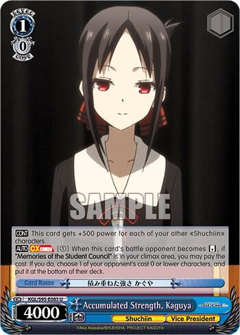 Accumulated Strength, Kaguya