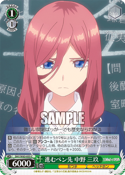 Filling in Answers, Miku Nakano