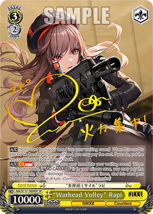 "Warhead Volley" Rapi (SP) (Gold Stamp)