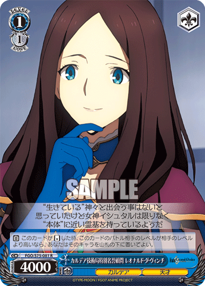Special Honorary Advisor of Chaldea's Tech Division, Leonardo da Vinci