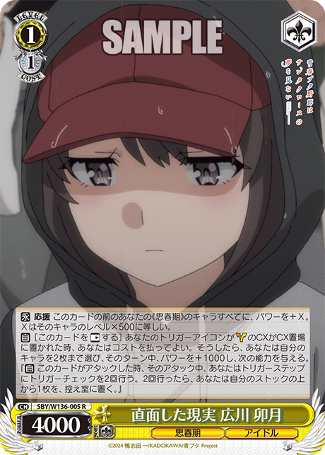 直面した現実 広川 卯月