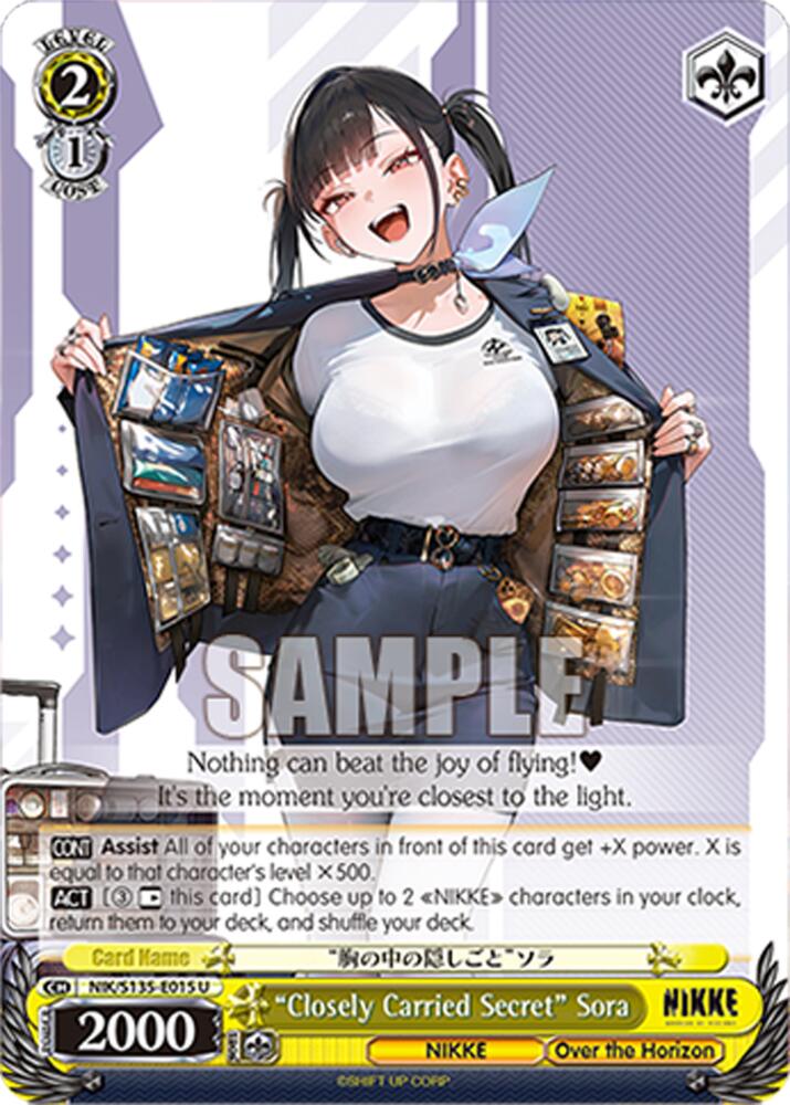 "Closely Carried Secret" Sora