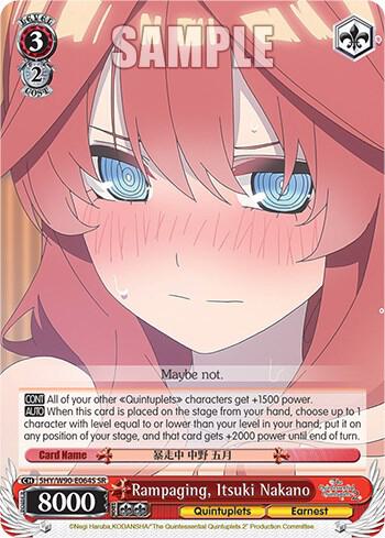Rampaging, Itsuki Nakano (SR)