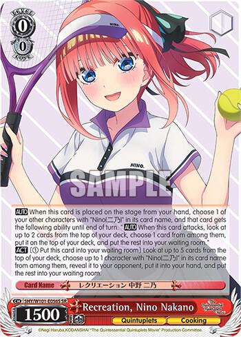 Recreation, Nino Nakano (SR)