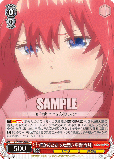 Seeking Confirmation, Itsuki Nakano