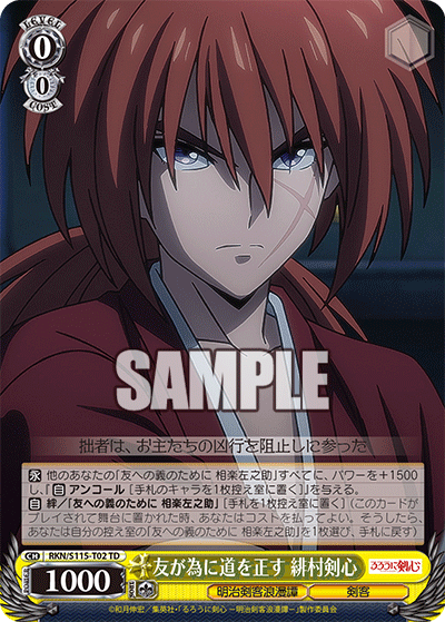 Righting a Friend's Wrongs, Kenshin Himura