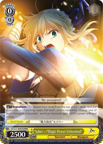 Saber - "Magic Power Unleashed" (RRR)