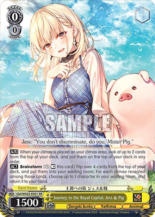 Journey to the Royal Capital, Jess & Pig