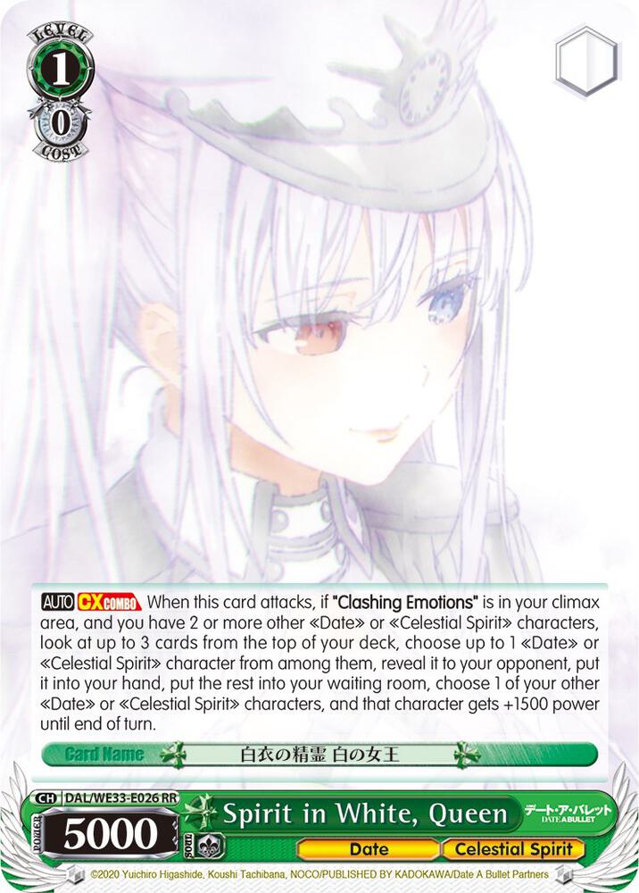 Spirit in White, Queen