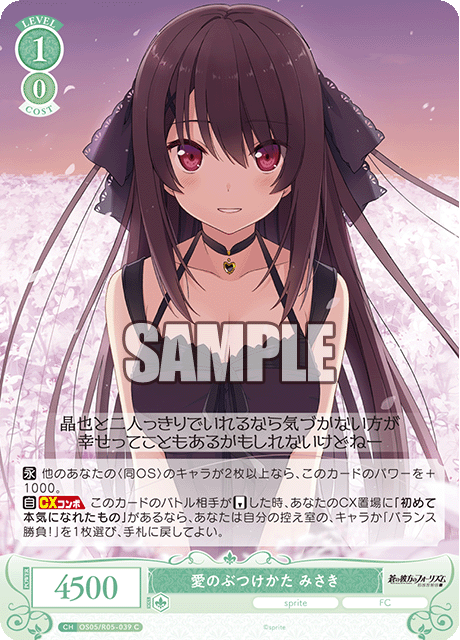 アイノブツケカタ ミサキ