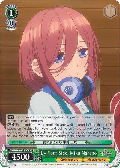 By Your Side, Miku Nakano (SR)