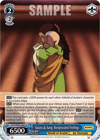 Katara & Aang: Reciprocated Feelings (SR)