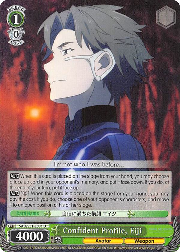 Confident Profile, Eiji